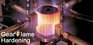 Gear Flame Hardening