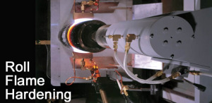 Roll Flame Hardening