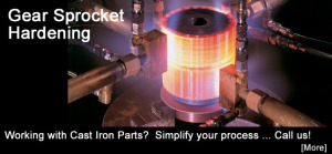 Flame Treating Systems - Gear Sprockey Hardening