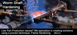 Flame Treating Systems - Shaft Hardening